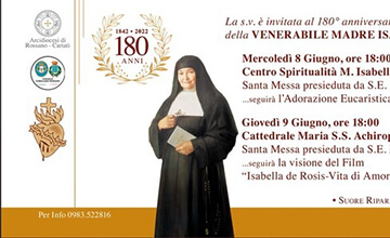 Partecipazione di Gocce nel Deserto alla cerimonia inaugurale del 180° anniversario della nascita di Madre Isabella De Rosis
